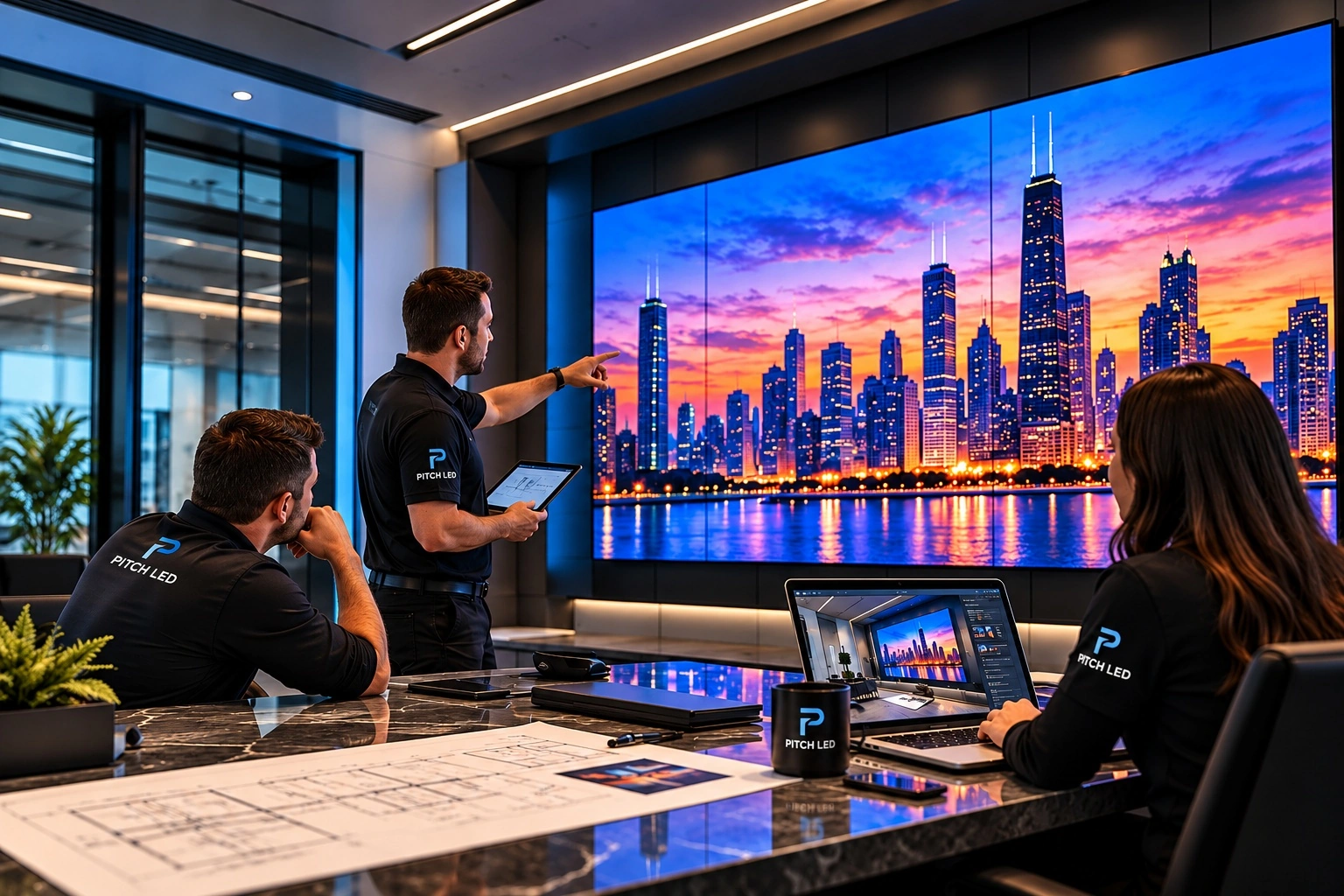 LED project planning and installation process